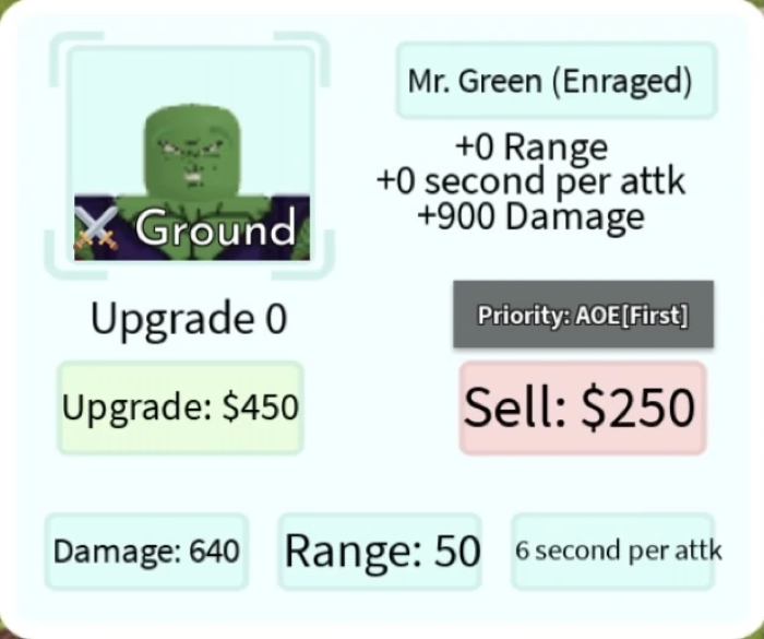 Mr Green Enraged