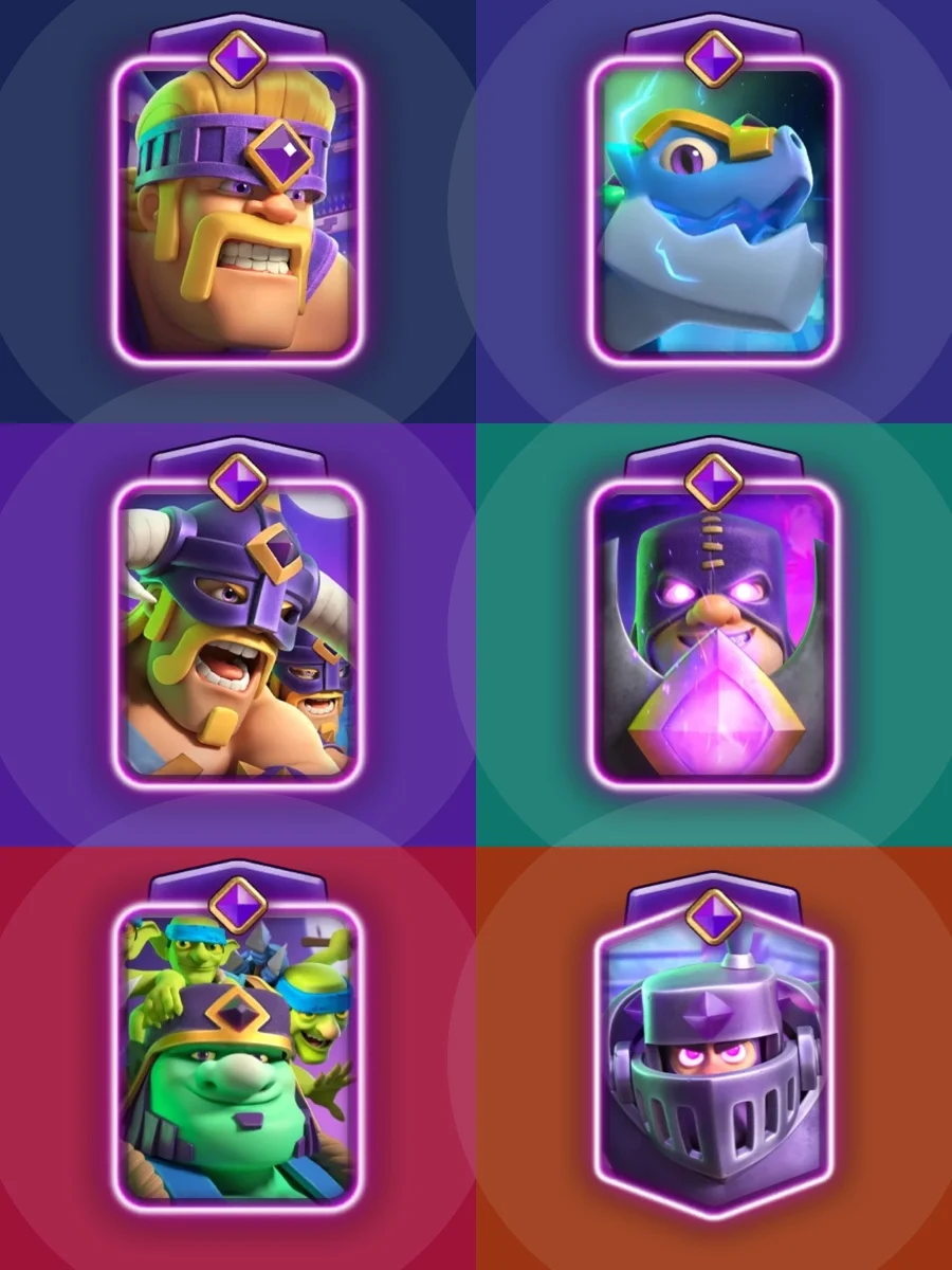 Clash Royale: Evoluções de Cartas