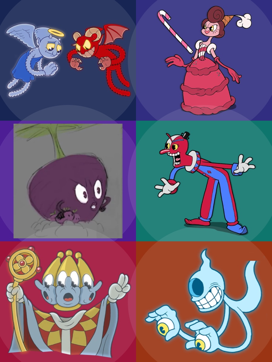 Cuphead: Chefes