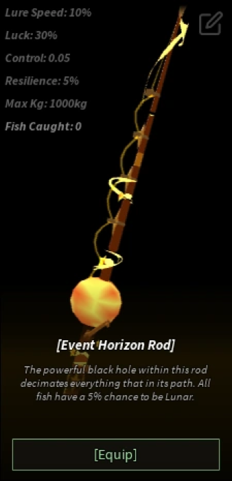 Event Horizon Rod