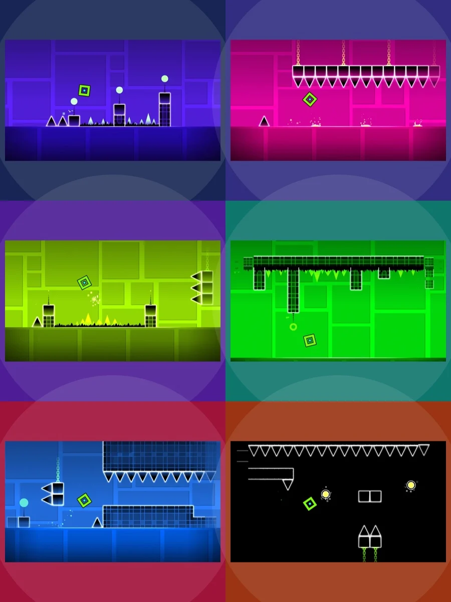Geometry Dash: Níveis Principais