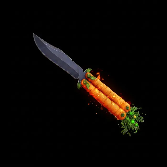 Carrot Butterfly Knife