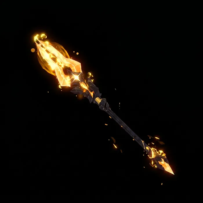 Magma Crystal Spear