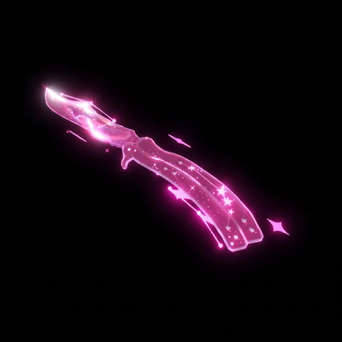 Pink Starnova Butterfly Knife