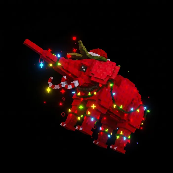 Xmas Strawberry Elephant