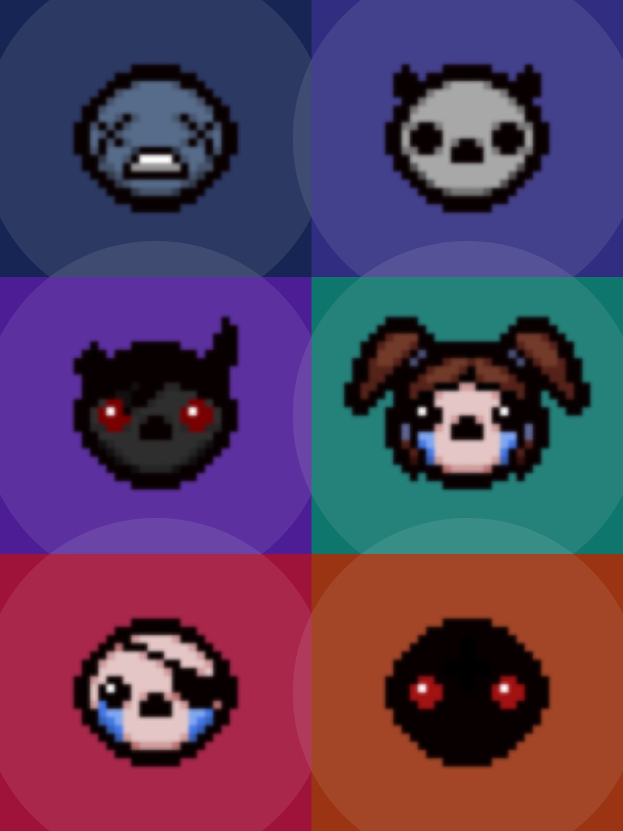 The Binding of Isaac: Personagens