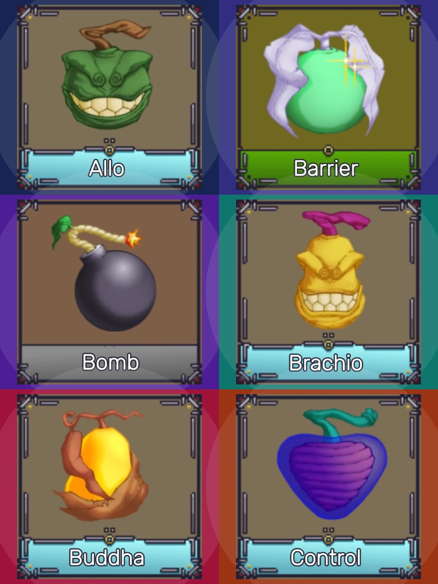King Legacy: Frutas