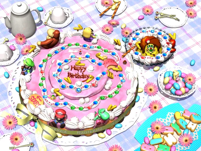 Peach S Birthday Cake