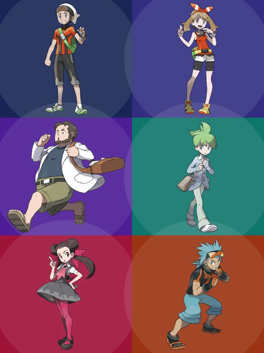 Pokémon Emerald Characters