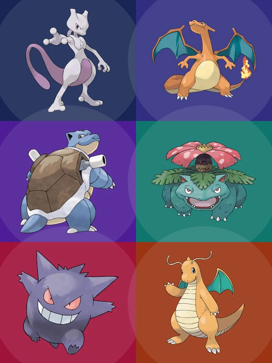 Pokémon Gen 1 Fully Evolved