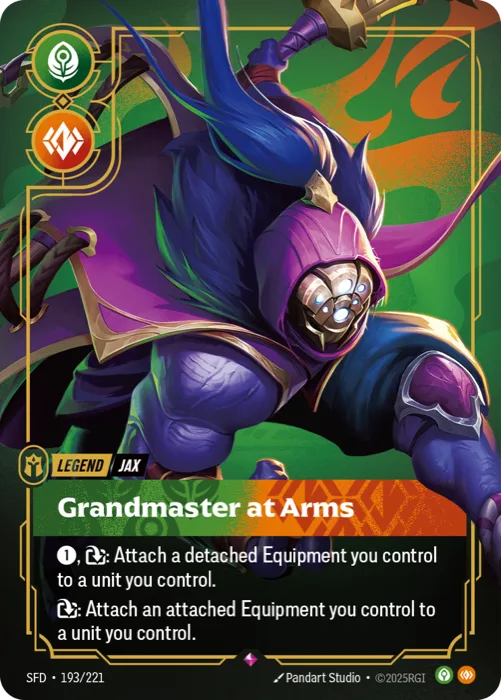 Jax Grandmaster At Arms
