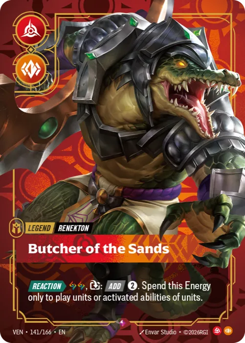 Renekton Butcher Of The Sands