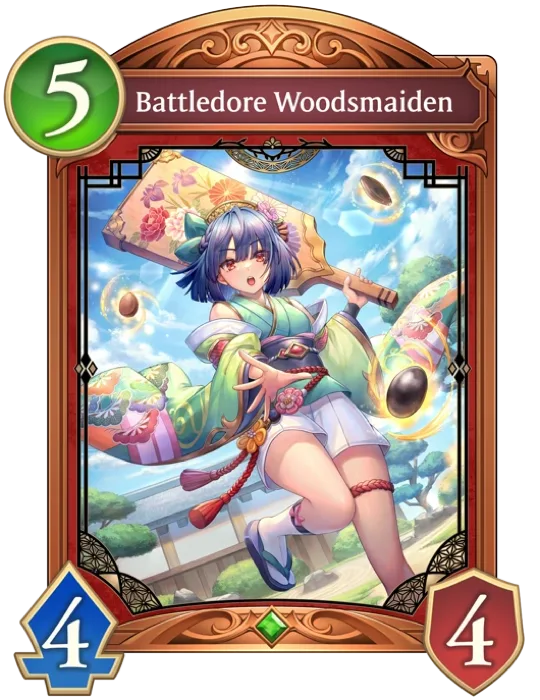 Battledore Woodsmaiden