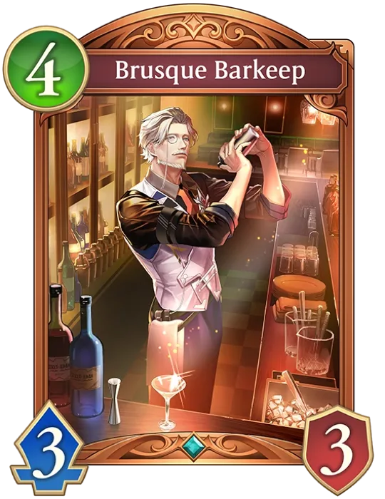Brusque Barkeep