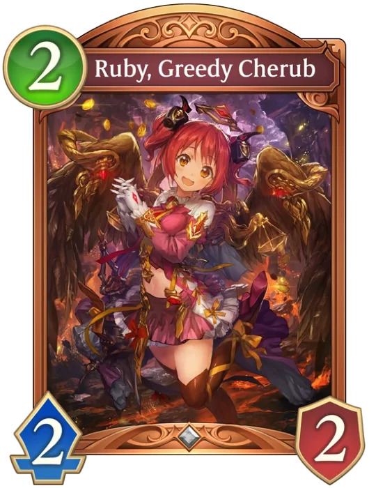 Ruby Greedy Cherub