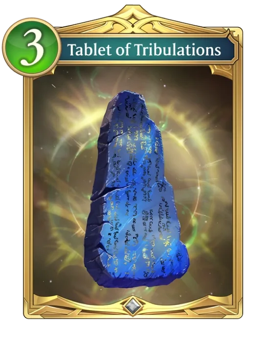 Tablet Of Tribulations