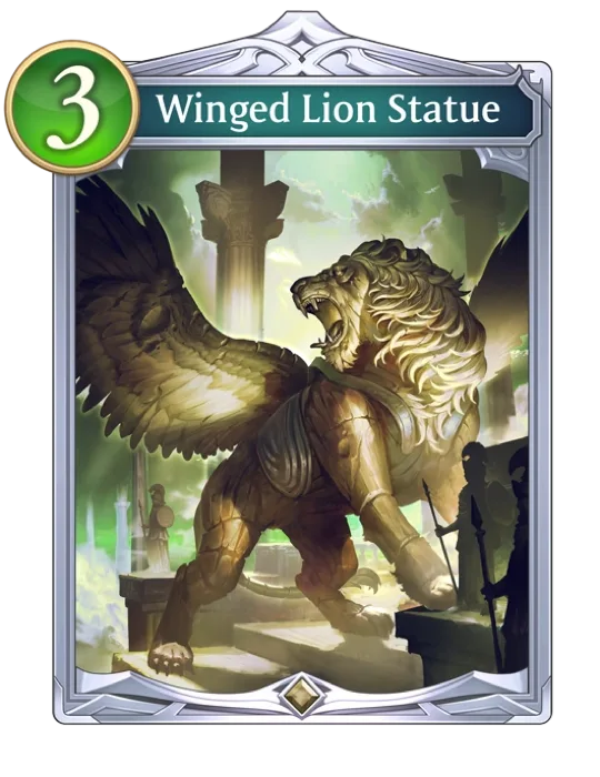 Winged Lion Statue