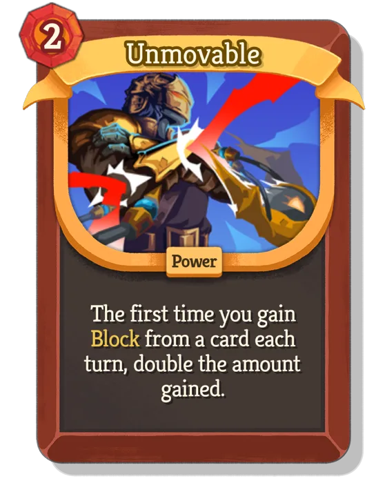 Unmovable