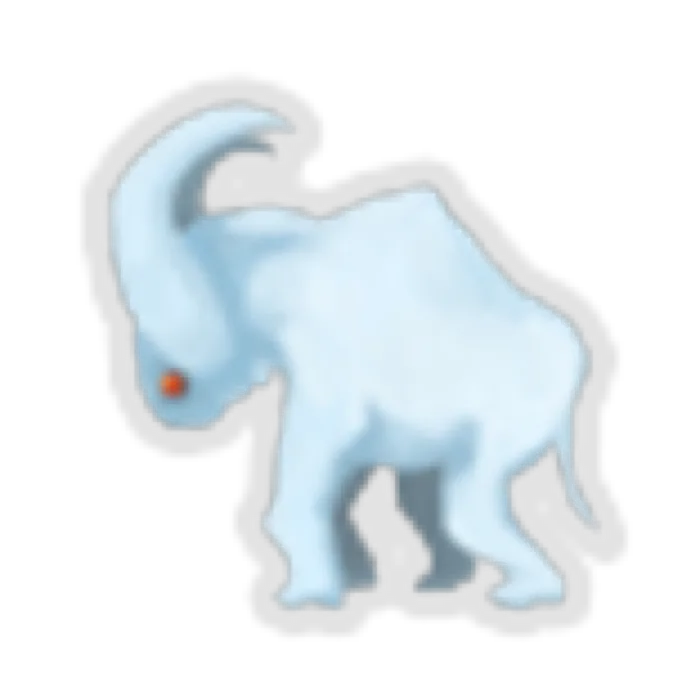White Beast Statue