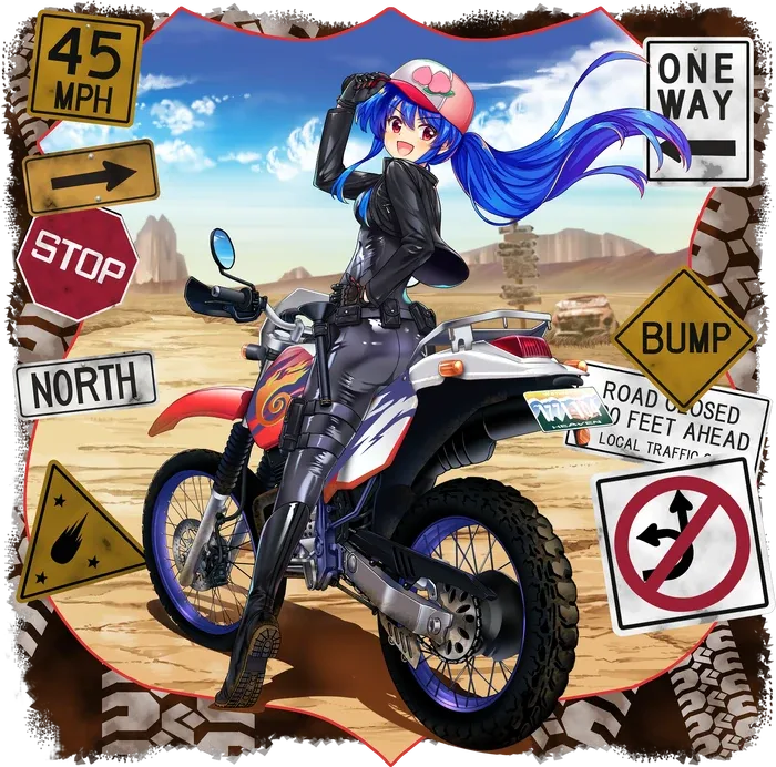 Tenshi Hinanawi Flaming Gale Rider