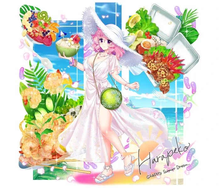 Yuyuko Saigyouji Seamless Swimsuit Ghost
