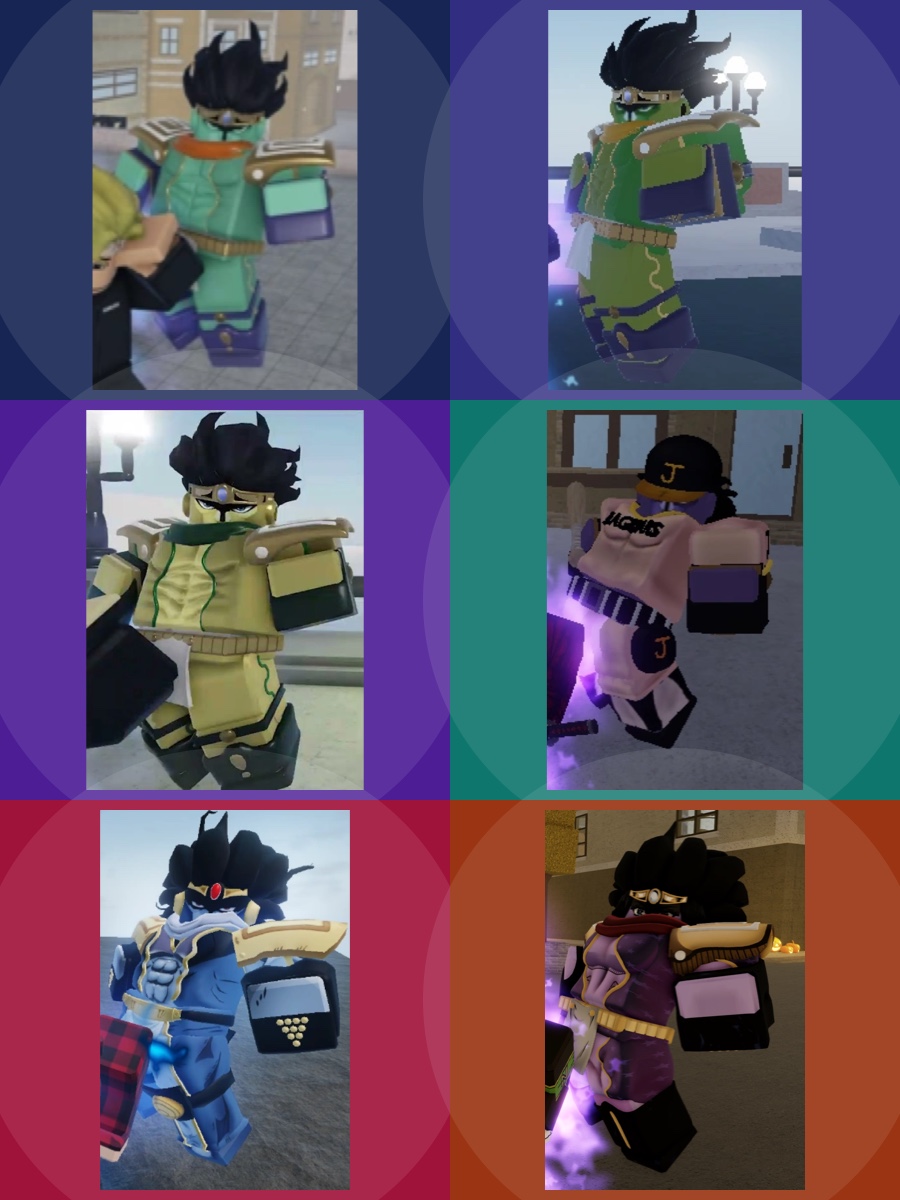 Your Bizarre Adventure: Skins de Stands