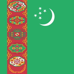 Flag Of Turkmenistan