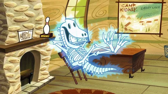 T Rex Hallucination And T Rex Skeleton