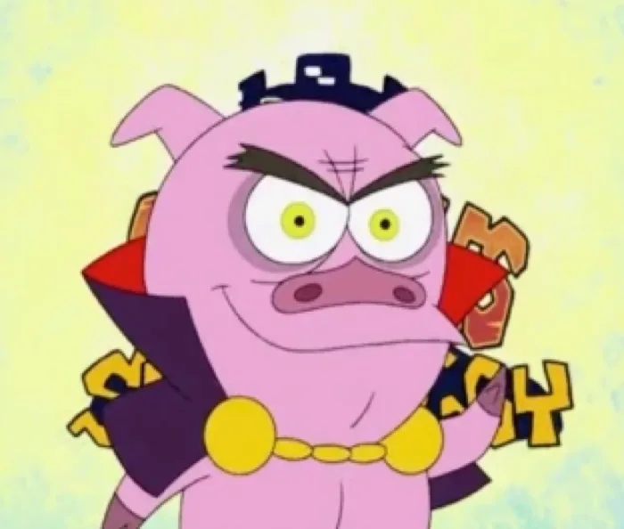 The Dark Lord Chuckles The Silly Piggy