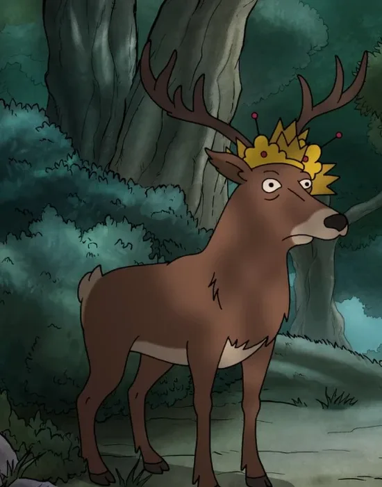 Crown Wearing Deer