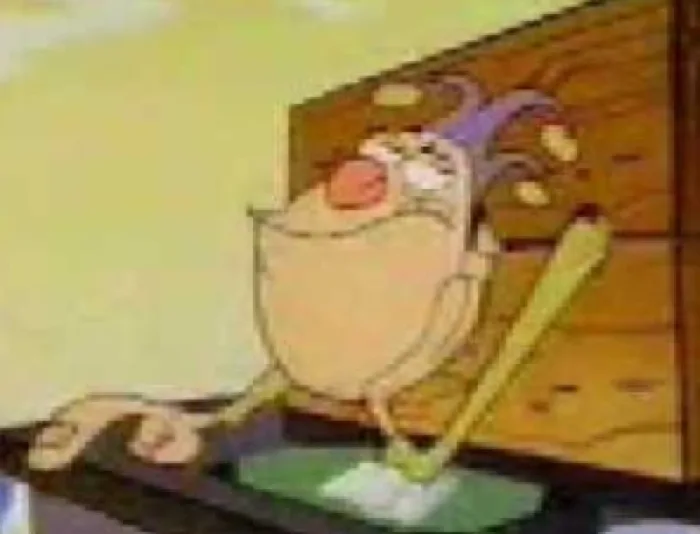 Man Eating Village Idiot