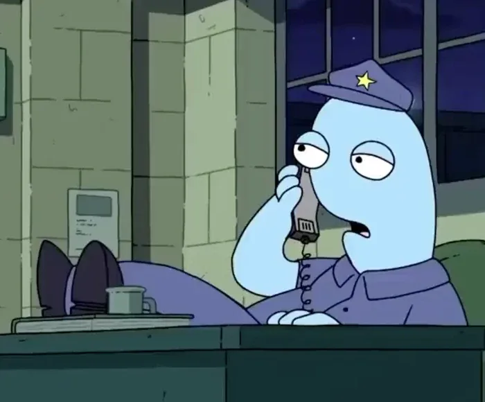 Blue Police Officer