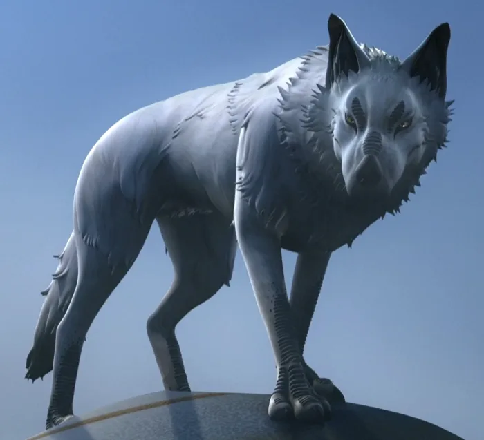 White Loth Wolf