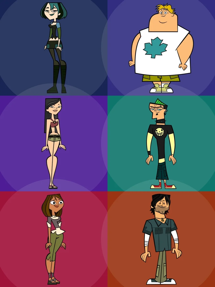Total Drama Island: Participantes