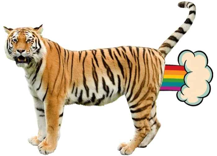Giant Realistic Flying Tiger