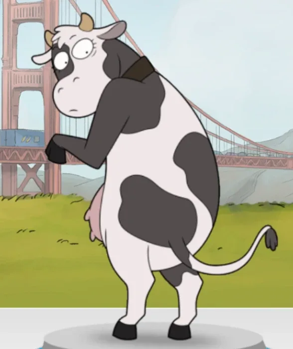 Dramatic Cow